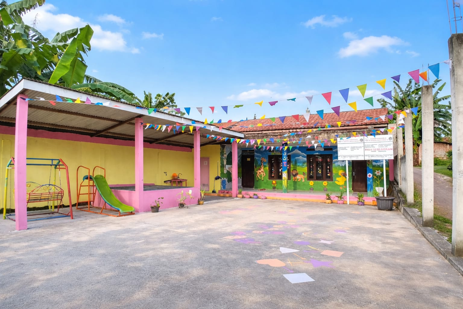 Gedung Sekolah dan Lapangan